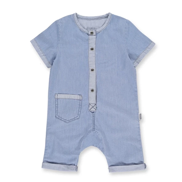 Jolbaby Jean Kot Denim Bebek Şort Tulum