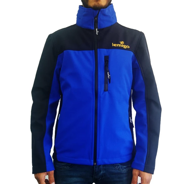 Lemigo Softshell Mavi-Siyah Mont