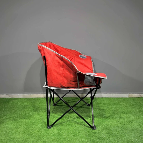 Argeus Nevgrande Comfort Katlanabilir Kamp Sandalyesi Kırmızı - 6