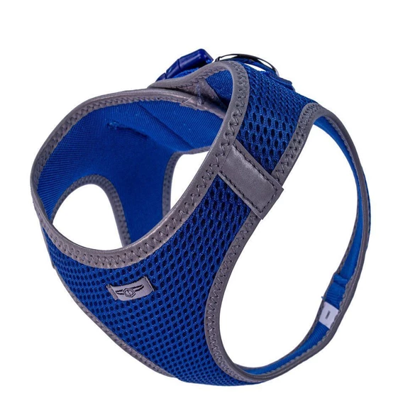 Doggie Havalı Dokuma Reflektörlü Küçük Irk Göğüs Tasması Mavi 38-44 cm (ARG-M) - Resim 4