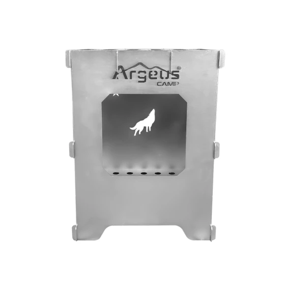 Argeus Ateş Kutusu Krom 25*25*35 cm (ARG-002) - 4
