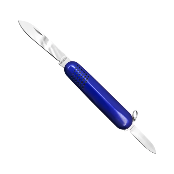 Argeus Çift Ağızlı Cep Çakısı Mavi (K5017-30)