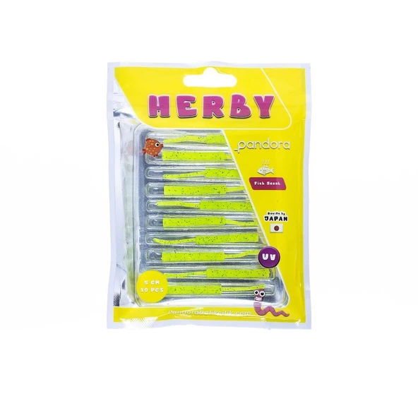 Pandora Herby Worm 5cm Lrf Silikon Yem - Resim 7