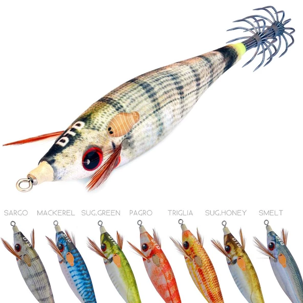 DTD Real Fish Bukva 2.0 65mm 8,1gr Kalamar Zokası