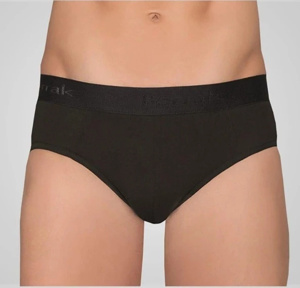 BERRAK 1071 ERKEK KEMERLİ LİKRALI SLİP KÜLOT 10 ADET - Resim 2