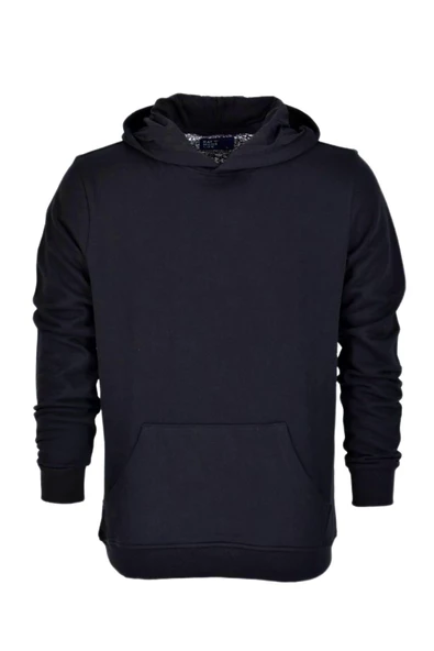Erkek Kapüşonlu Basic Sweatshirt R2248 BGL-ST03192 - Resim 3