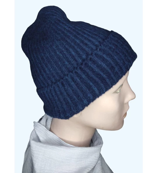 Bayan Sonbahar Kış Dış Mekan Yün Şapka Bere - 5