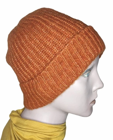 Bayan Sonbahar Kış Dış Mekan Yün Şapka Bere - 10