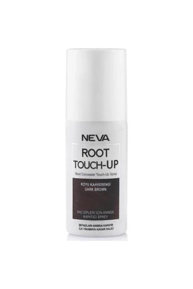 Neva Root Touch-up Saç Dipleri Için Kapatıcı Sprey Koyu Kahverengi 75ml