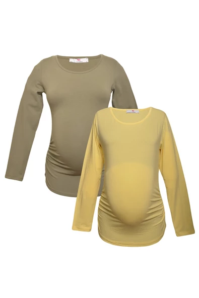 LuvmaBelly MYRA2309_2307 Hamile tshirt seti