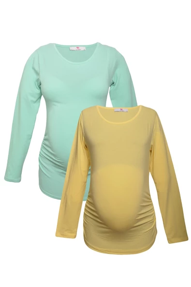 LuvmaBelly MYRA2309_2306 Hamile tshirt seti