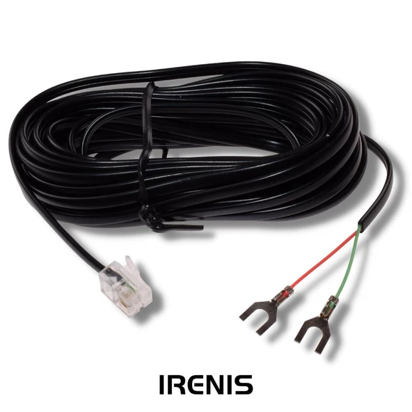 IRENIS ADSL VDSL Bir Ucu Jaklı Diğer Ucu Açık Pabuçlu Modem Kablosu( Telefon RJ11 Hat Bağlantı Kablosu)