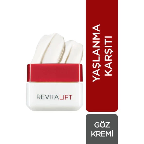 Loreal Paris Göz Kremi Revitalift Kırışıklık Karşıtı - Sıkılaştırıcı Yoğun Etkili 15 mL