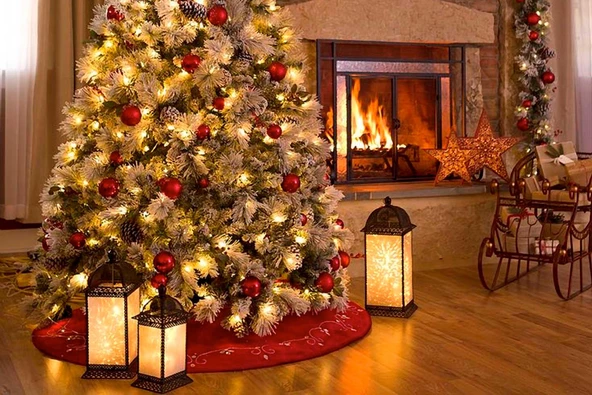 Luxury Series 180 Cm Metal Ayaklı Yılbaşı Çam Ağacı - Resim 3