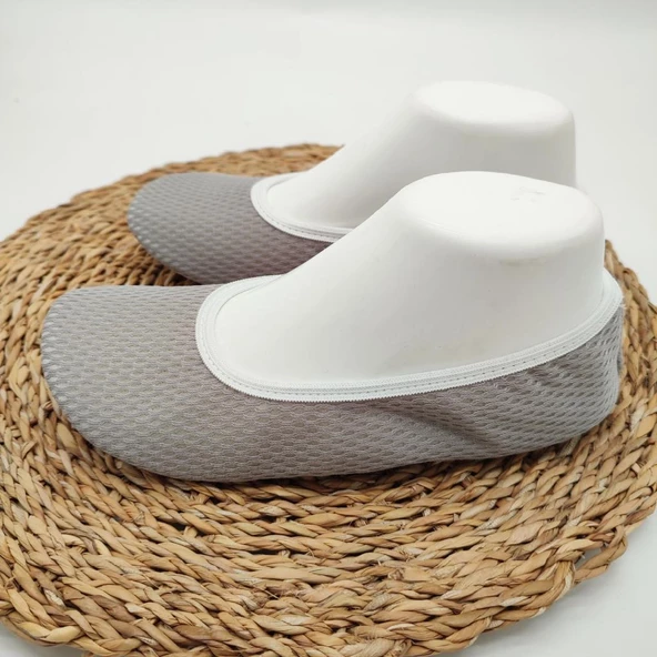 Gri Renk Hac Ve Umre Babeti Kaymaz Taban - 11