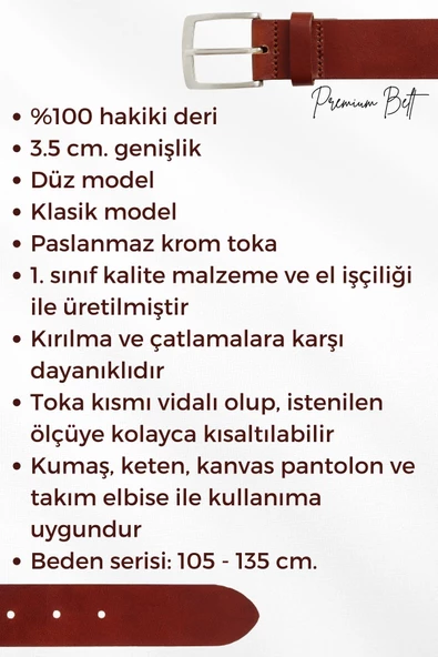 Hakiki Deri Kemer ve Cüzdan Hediyelik Kutulu Set (Damat Bohçası) - Resim 7