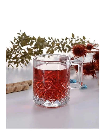 Paşabahçe 55462 Timeless Kulplu Cam Kupa 250 cc 2’li - Resim 2