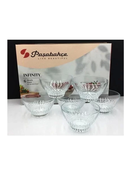 Paşabahçe 530256 İnfinity Cam Kase 12cm 6 Lı