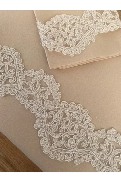 Sahra Çift Kişilik Nevresim Takımı Cappuccino - Resim 2