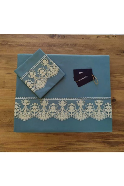 Petrol Yeşili Demet Çift Kişilik Nevresim Takımı ürün görseli 1