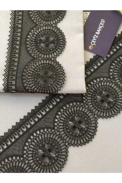 Siyah Ahu Gri Çift Kişilik Nevresim Takımı - Resim 2