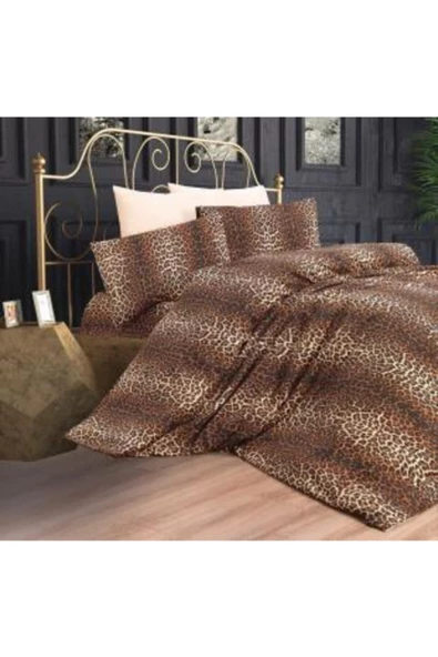 Leopar Tek Kişilik Nevresim Takımı
