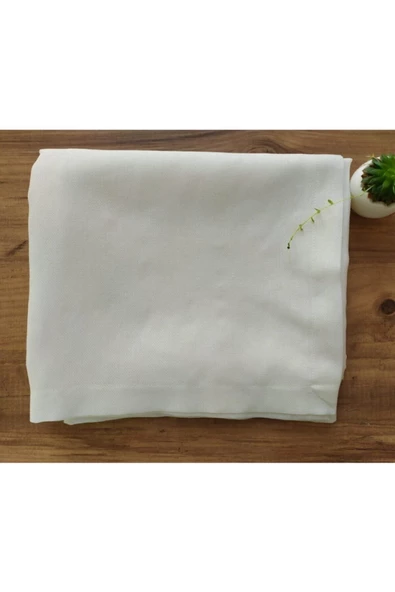 Etual Linen Keten Krem Masa Örtüsü