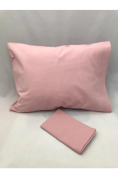 Düz Pudra Bebek Yastık Kılıfı 35/45cm