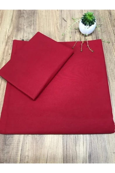 Kırmızı Tek Kişilik Çarşaf Takımı 160&240