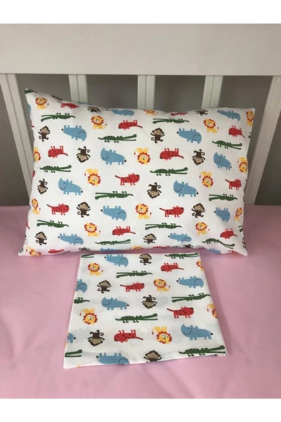 Animal  Bebek Yastık Kılıfı 35&45 2’li