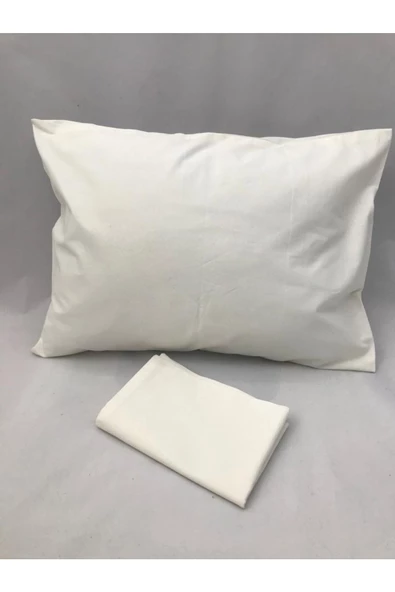 Düz Krem Bebek Yastık Kılıfı 35/45cm