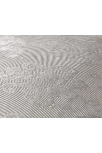 Sarmaşık Tek Kişilik Brokar Yatak Örtüsü - Resim 2