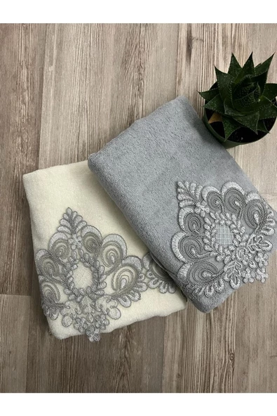 Taç Kadife El Ve Yüz Havlusu 50/90cm