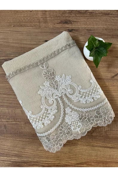 Çeyizlik Sevdam Kadife Havlu 50/90cm