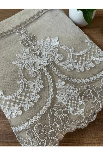 Çeyizlik Sevdam Kadife 2'li Havlu Seti 50/90cm - 4