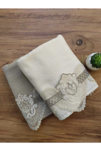 Çeyizlik Nimet Kadife Havlu ürün görseli 1