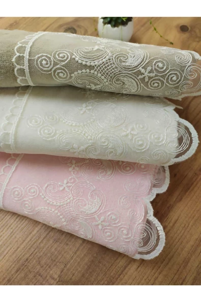 Çeyizlik Ferda Kadife Havlu Seti 50&90 - Resim 2