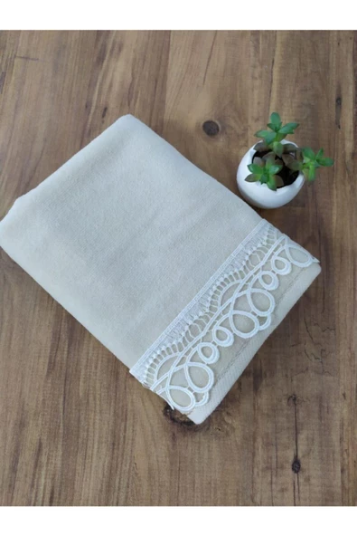 Halkalı Cappuccino Kadife Havlu 50&90