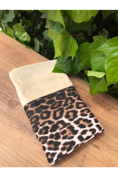 Cappicuno Kadife Leopar El Havlusu