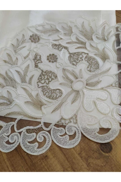 Çeyizlik Söz Nişan Krem Bohça Hurç - Resim 2