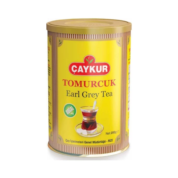 Çaykur Tomurcuk Earl Grey Çay 200 gr 3lü Teneke