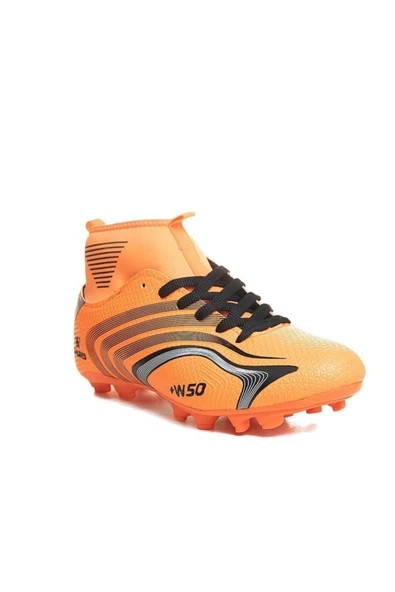 Walked Çoraplı Turuncu Krampon Futbol Ayakkabısı - 2