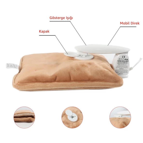 Biggdesign Cats Sevecen Kedi Elektrikli Sıcak Su Torbası - 4