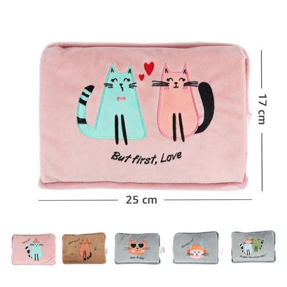 BiggDesign Cats Aşk Kedisi Elektrikli Sıcak Su Torbası - Resim 5