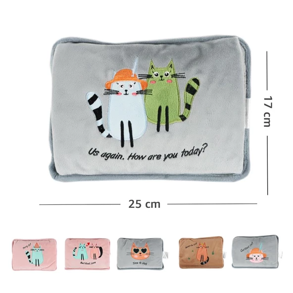BiggDesign Cats Selamlayan Kedi Elektrikli Sıcak Su Torbası - 5