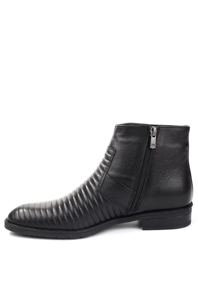 Smart 1049 Erkek Hakiki Deri Günlük Kürklü Bot - 2