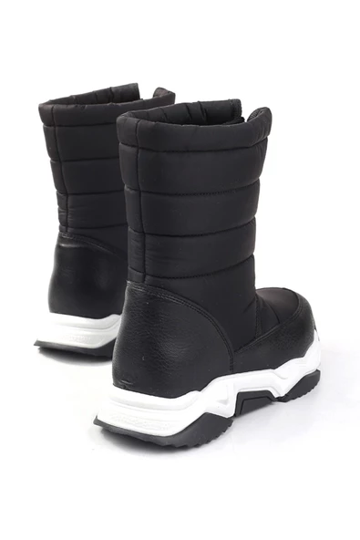Walkenzo 3473 Çocuk İçi Yünlü Termo Taban Kar Botu - 4