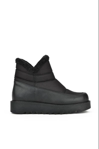 Walkenzo 4006 Kadın Kürklü Kaymaz Taban Termal Kar Botu - 2