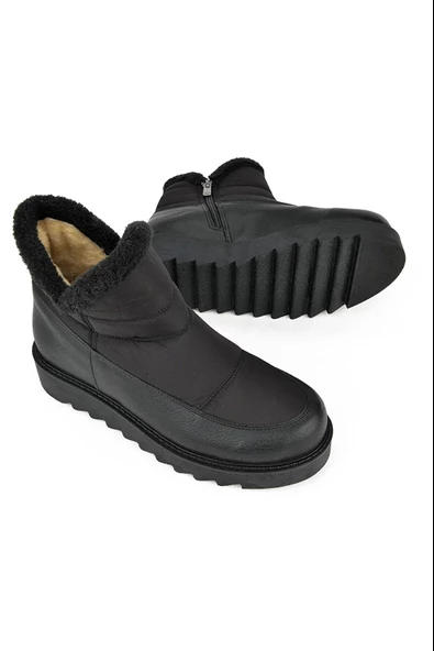 Walkenzo 4006 Kadın Kürklü Kaymaz Taban Termal Kar Botu - 5