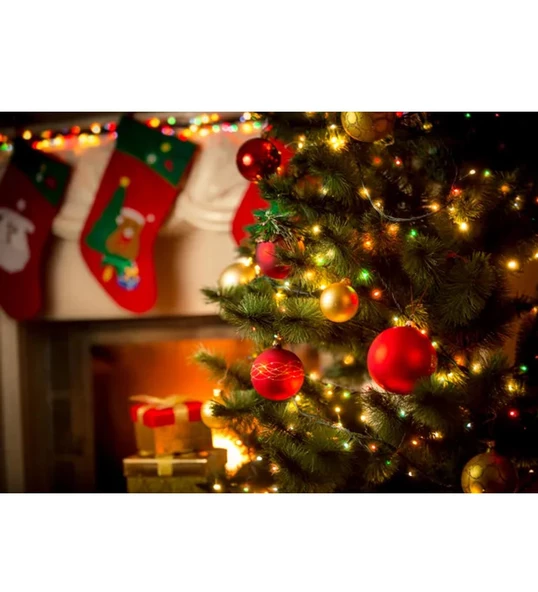 Luxury Series 180 Cm 60 Adet Süslü Ve Işıklı Metal Ayaklı 500 Dal İthal Yılbaşı Çam Ağacı - Resim 5